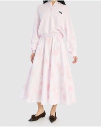 ROTATE - Flower Maxi Skirt