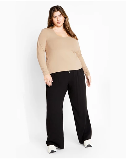 City Chic - Liz Scoop Top