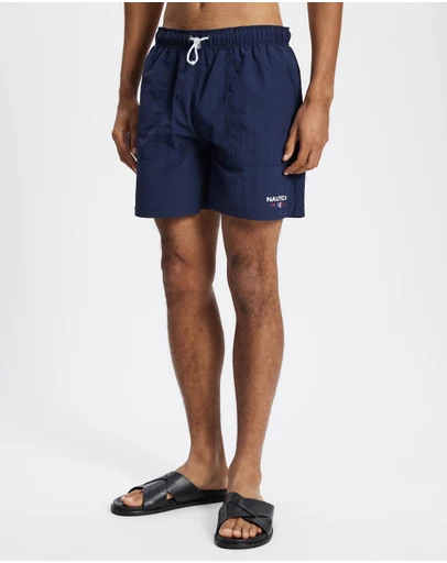 NAUTICA - 1983 Flag Swim Shorts