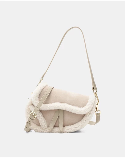 EVERAU - Australian Shepherd Ugg Saddle Bag Cow Suede Upper Bags