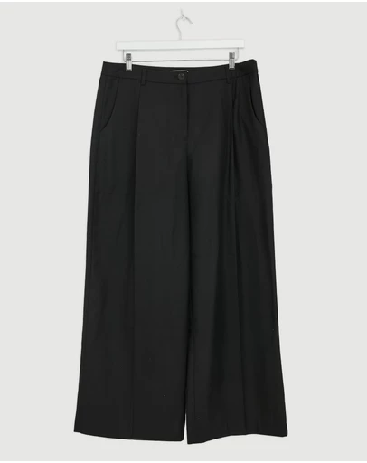 Revibe - Repaired Minima Esenciales Talia Tailored Wool Pants - AU 16