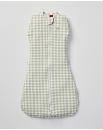 Grow Kindly - Swaddle Sleeping Bag 0.5 TOG in Gumleaf Gingham