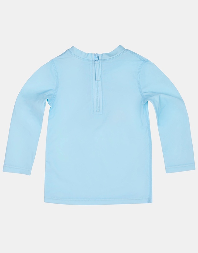 Toshi - Swim Rashie L/S Splash -  Swell Seekers Sky 1