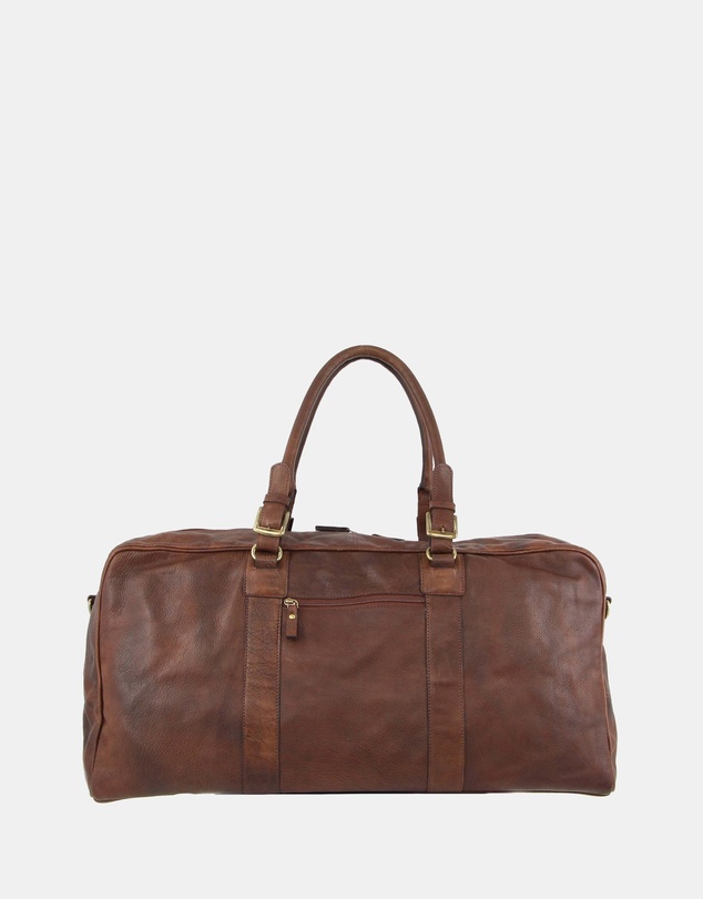 Pierre Cardin - Pierre Cardin Rustic Leather Business/Overnight Bag