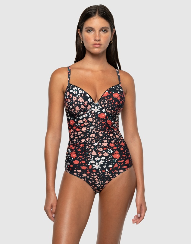 Nip Tuck Swim - Fleur Fiesta Isla DD/E Underwire One Piece