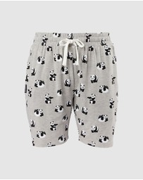 Bamboozld - Mens Panda Bamboo Jersey Lounge Short