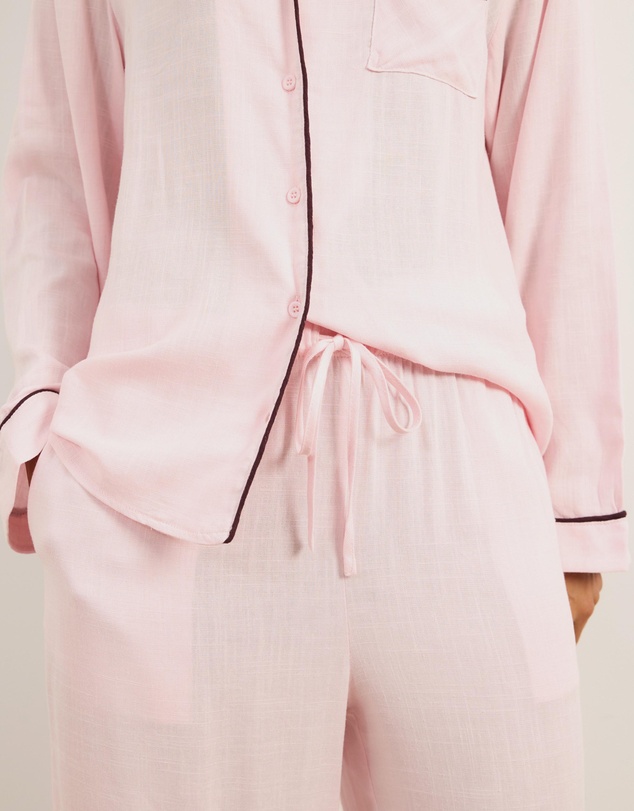 Atmos&Here - Ava Linen Blend Long PJ Set