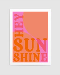 Olive et Oriel - Hey Sunshine by Treechild Art Print