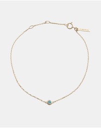 Kirstin Ash - Petite Birthstone Bracelet September London Blue Topaz