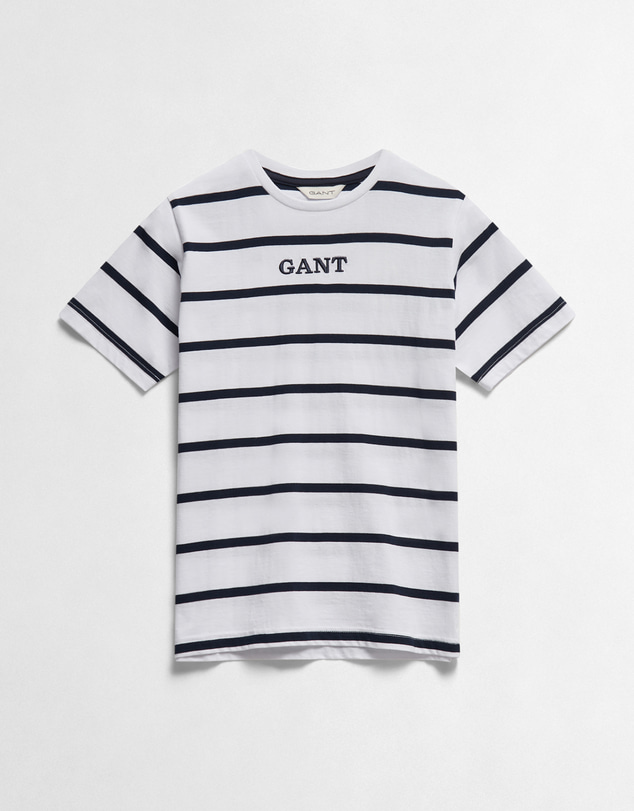 Gant - Gant Graphic Stripe SS T-Shirt