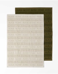 Aura Home - Ava Australian Cotton Tea Towel Pack of 2