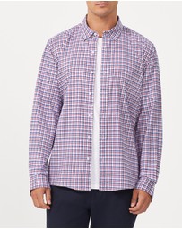 Van Heusen - Stretch Gingham Oxford Casual Shirt