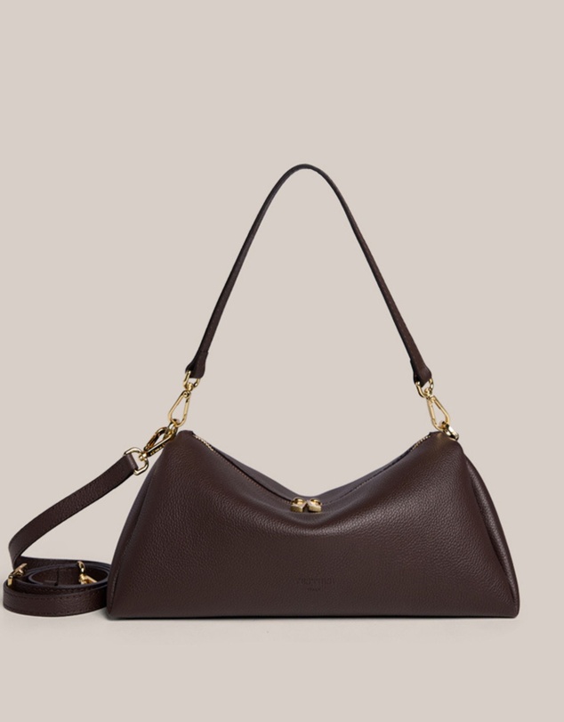 VESTIRSI - Rita Dark Chocolate Crossbody Bag