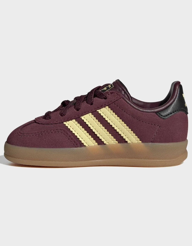 adidas Originals - GAZELLE INDOOR COMFORT CLOSURE ELASTIC LACE SHOES Infants