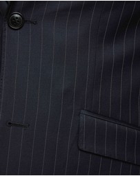 Kelly Country - Navy Pinstripe Wool Suit Set