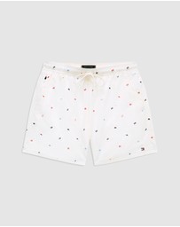 Tommy Hilfiger - Medium Drawstring Critter Swim Shorts
