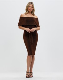 Romance by Honey and Beau - Gemma Off The Shoulder Dress