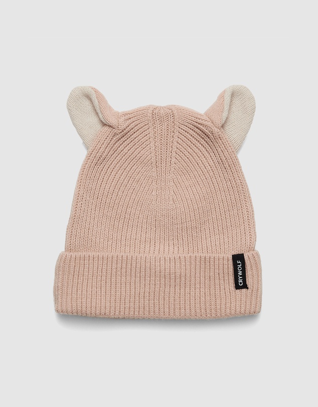 Crywolf - Wolf Ears Beanie Dusty Pink