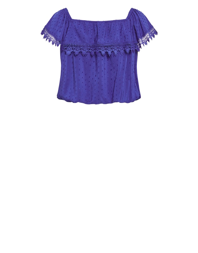 City Chic - Spot Sara Top