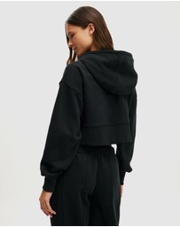 Cotton On Body Active - Plush Boxy Cropped Zip Through
