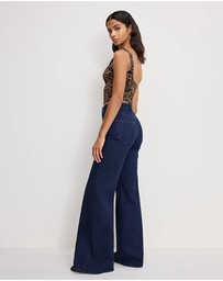 Good American - Good Waist Palazzo Jeans