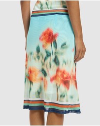 With Harper Lu - Midi Skirt Mesh