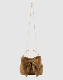 Olga Berg - Elise Pleated Top Handle