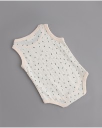 Tiny Trove - Luca Cotton Rib Pointelle Bodysuit - Babies