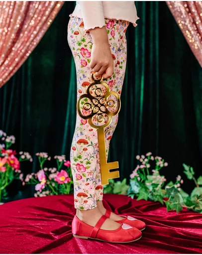 Fleur Harris - 'Toadstool' Signature Legging in Apricot