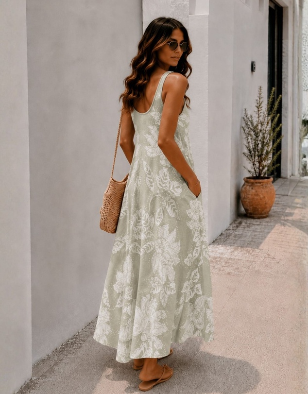 Esther & Co - Noerele Dress - Light Khaki