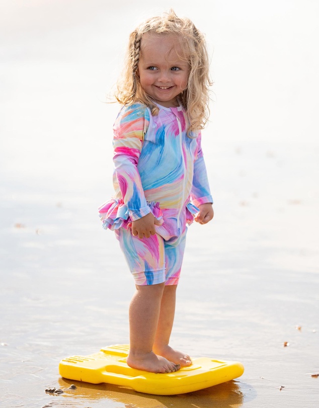 Minihaha - Cali Print LS Rash Suit - Babies-Kids