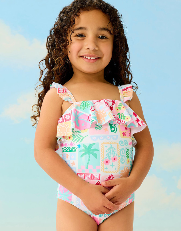 Seafolly - Capri Frill One Piece - Kids