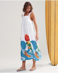 Binny - Hang Ten Midi Dress