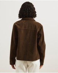 Atmos&Here - Nell Faux Suede Shacket