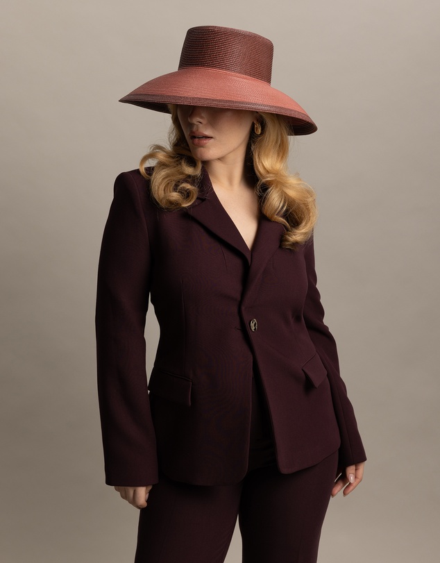 Morgan & Taylor - Kartia Racewear Droop Hat in Rose Pink