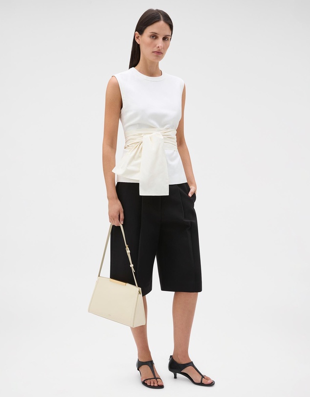 Oroton - Contrast Tie Detail Shell