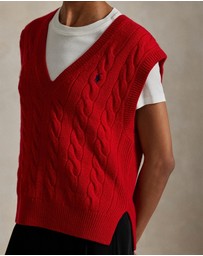 Polo Ralph Lauren - Cable-Knit Wool-Cashmere Sweater Vest