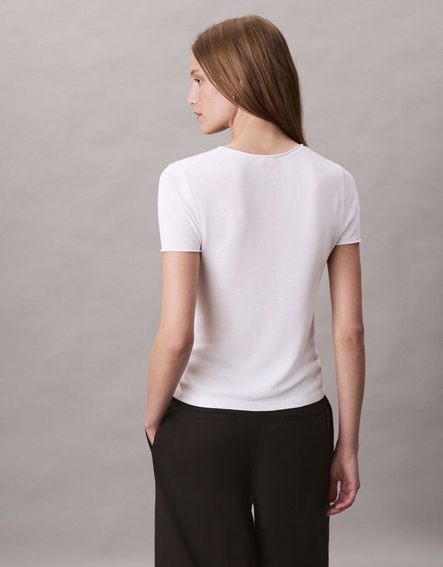 Calvin Klein - Fine Rib Slim T-Shirt