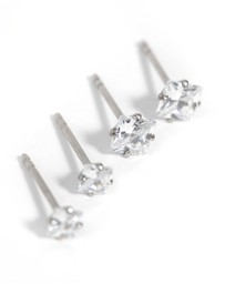 Lovisa - Surgical Steel Square Stud Earring Set