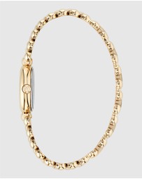 Furla - Delizia Green Yellow Gold-Tone Bracelet Watch