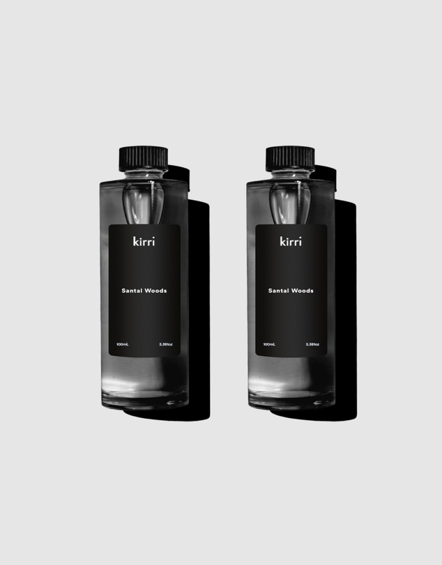 Kirri by Scent Australia Home - Santal Woods Wood Diffuser Refill (100ml) Duo