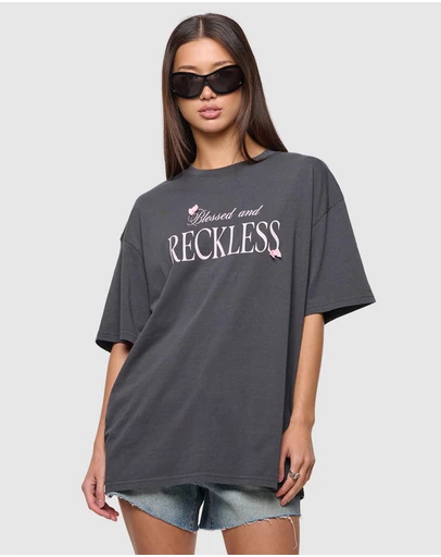 Abrand - Blessed Oversized Tee