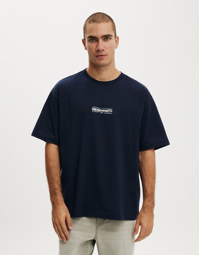 Cotton On - Box Fit Text T-Shirt