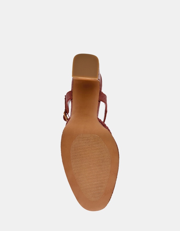 Steve Madden - Lexie-Raff Rust Heels
