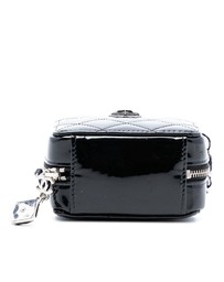 Pre-Loved by Azura Reborn - Pre-Loved CC Quilted Patent Diamond Resin Clutch With Chain