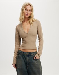 Cotton On - Ryan Henley Long Sleeve Top