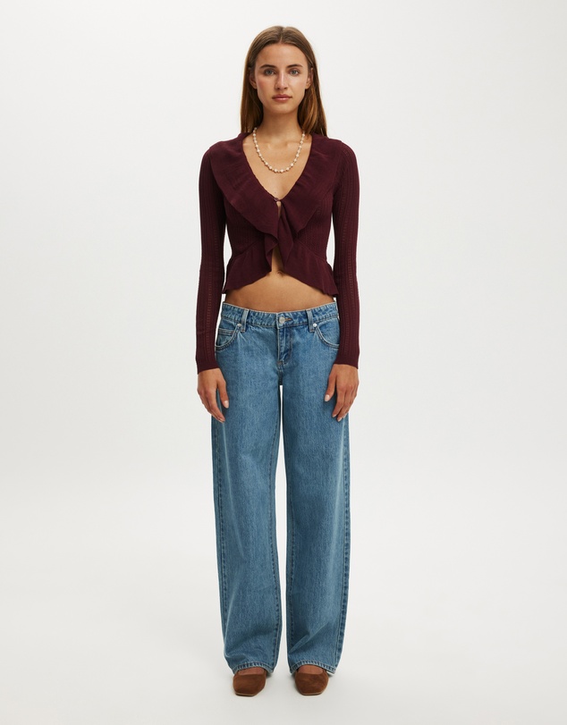 Cotton On - Ruffle Knit Cardi
