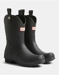 Hunter - Women’s Original Cowboy Boot Black