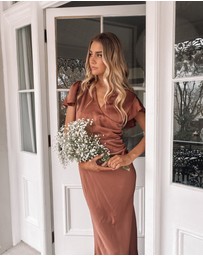 Esther Luxe - Doren Dress - Rust