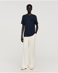 Sandro - Crochet Flower Tee Shirt